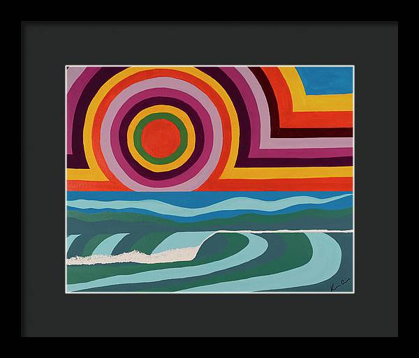 Chasing Colorful Horizons - Framed Print