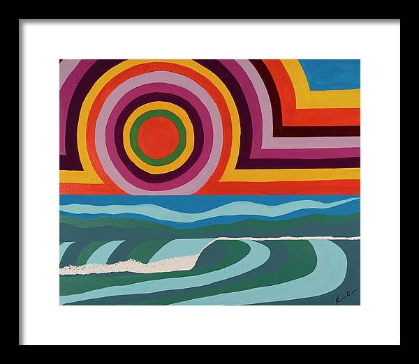 Chasing Colorful Horizons - Framed Print