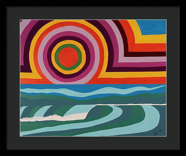 Chasing Colorful Horizons - Framed Print