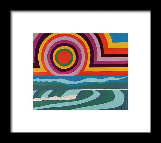 Chasing Colorful Horizons - Framed Print