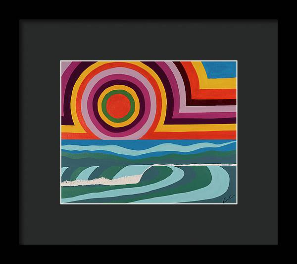 Chasing Colorful Horizons - Framed Print