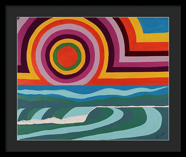 Chasing Colorful Horizons - Framed Print