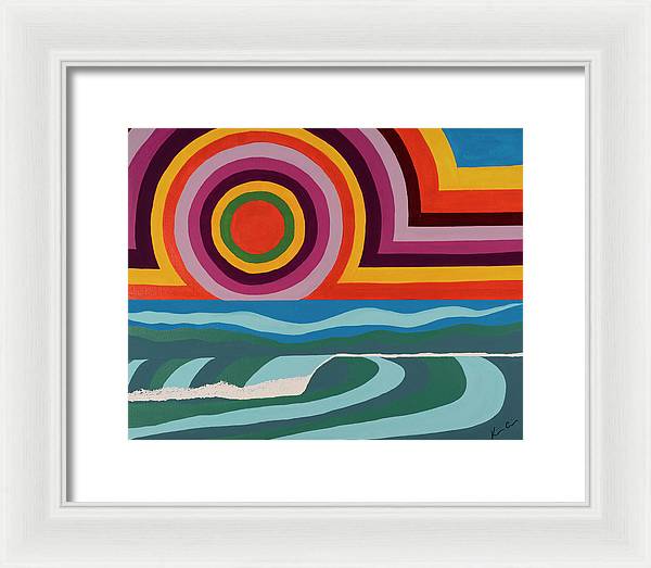 Chasing Colorful Horizons - Framed Print