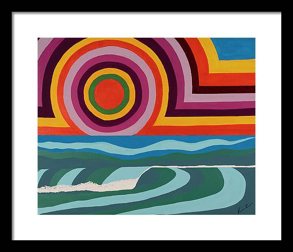 Chasing Colorful Horizons - Framed Print