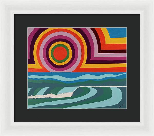 Chasing Colorful Horizons - Framed Print