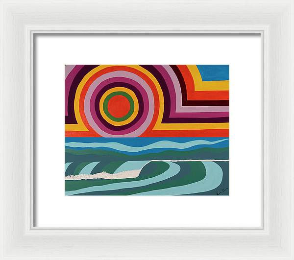 Chasing Colorful Horizons - Framed Print