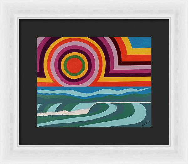 Chasing Colorful Horizons - Framed Print