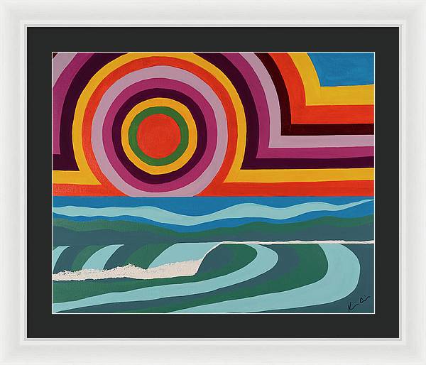 Chasing Colorful Horizons - Framed Print