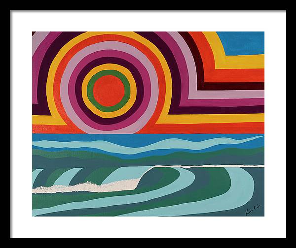 Chasing Colorful Horizons - Framed Print