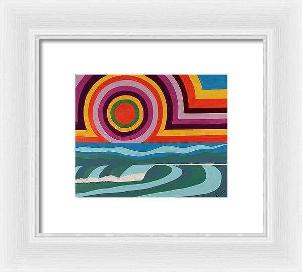 Chasing Colorful Horizons - Framed Print