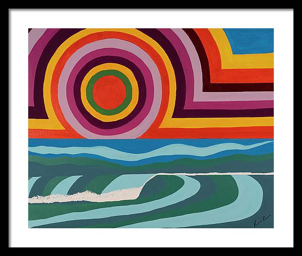 Chasing Colorful Horizons - Framed Print