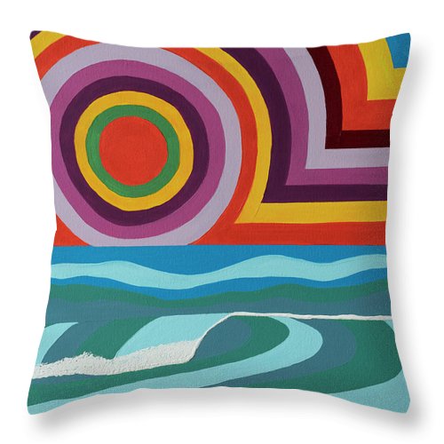 Chasing Colorful Horizons - Throw Pillow
