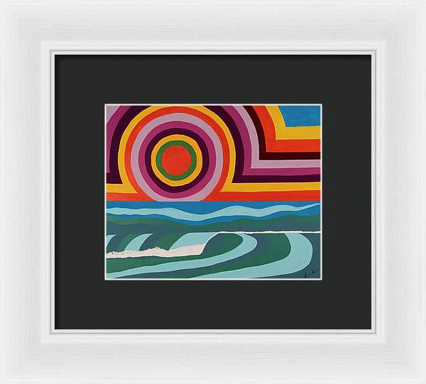 Chasing Colorful Horizons - Framed Print