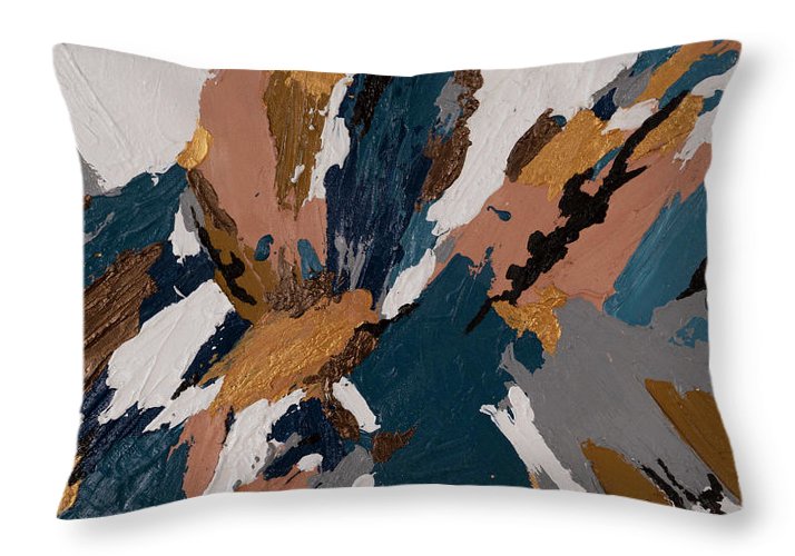 Cool Strokes - Throw Pillow