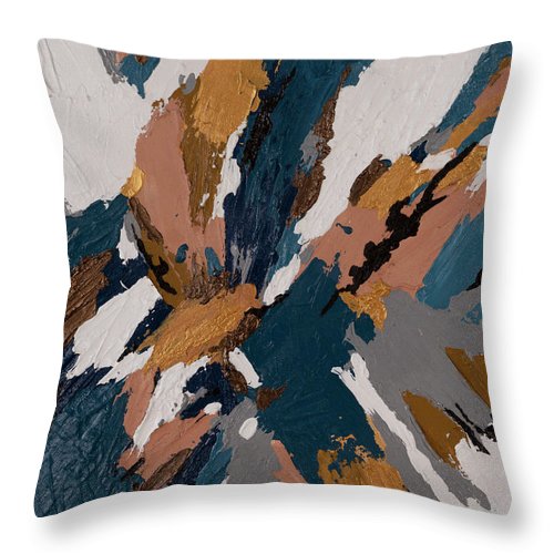 Cool Strokes - Throw Pillow