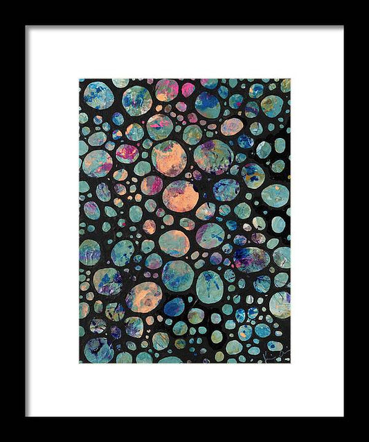 Dancing Orb-ganics - Framed Print