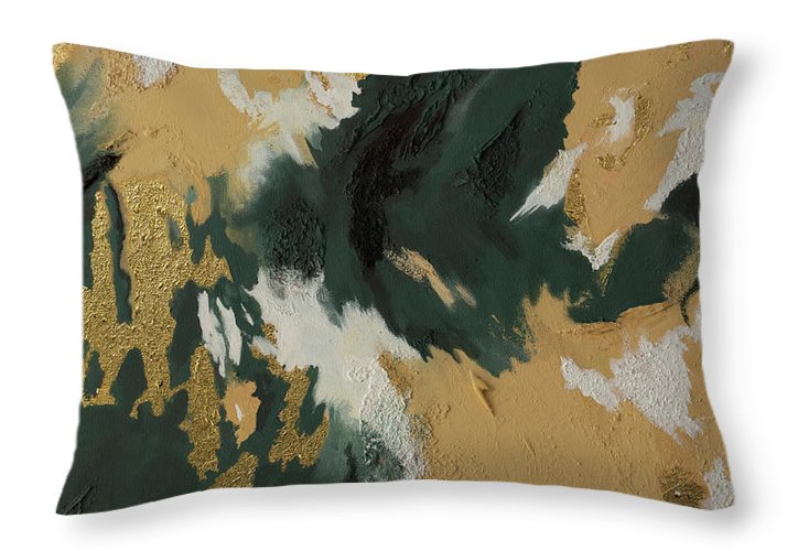GoldIn Camo - Throw Pillow