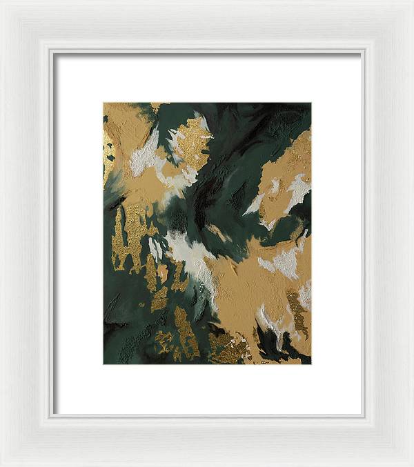 GoldIn Camo - Framed Print