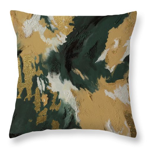 GoldIn Camo - Throw Pillow