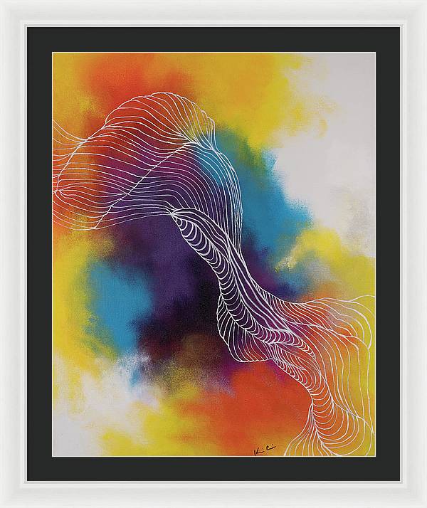 Greatful Vector - Framed Print