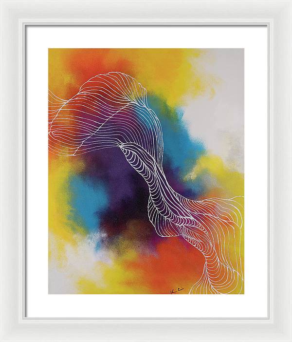 Greatful Vector - Framed Print