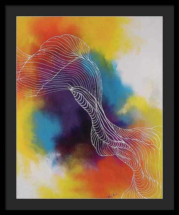 Greatful Vector - Framed Print