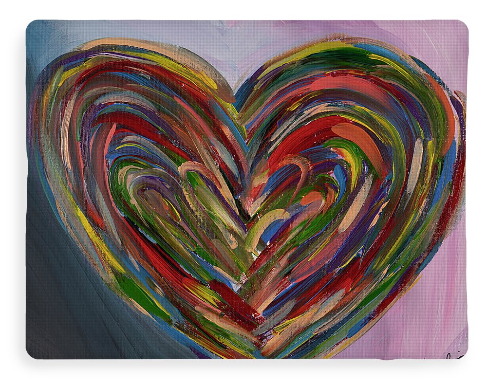 LG Hues of the Heart - Blanket
