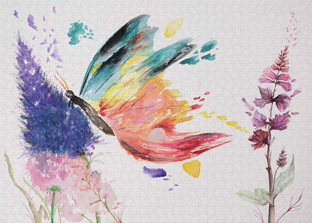Rainbow Butterfly - Puzzle