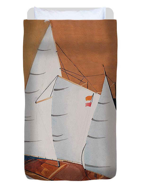 Sail Boat - Canvas - Duvet Cover