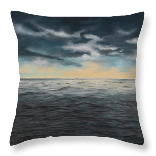 Stormy Seas - Throw Pillow