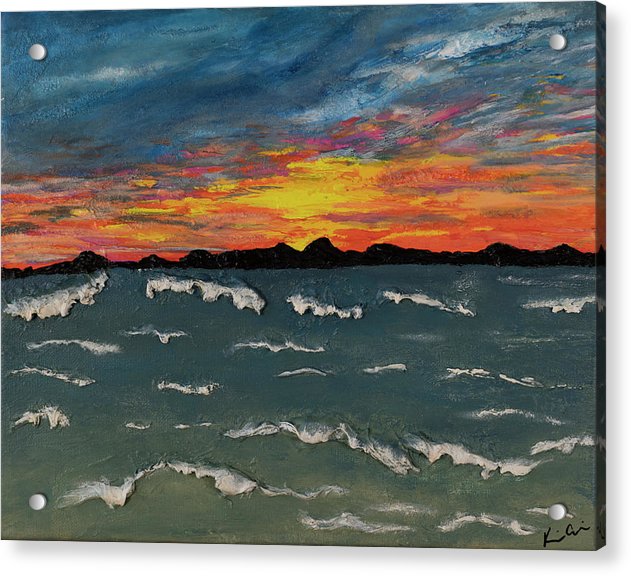 Waves of Brilliance - Acrylic Print