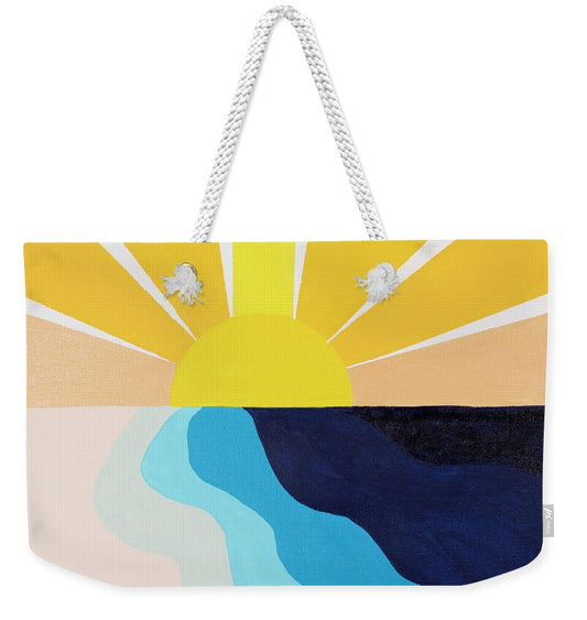 Yellow Sun Rising - Weekender Tote Bag